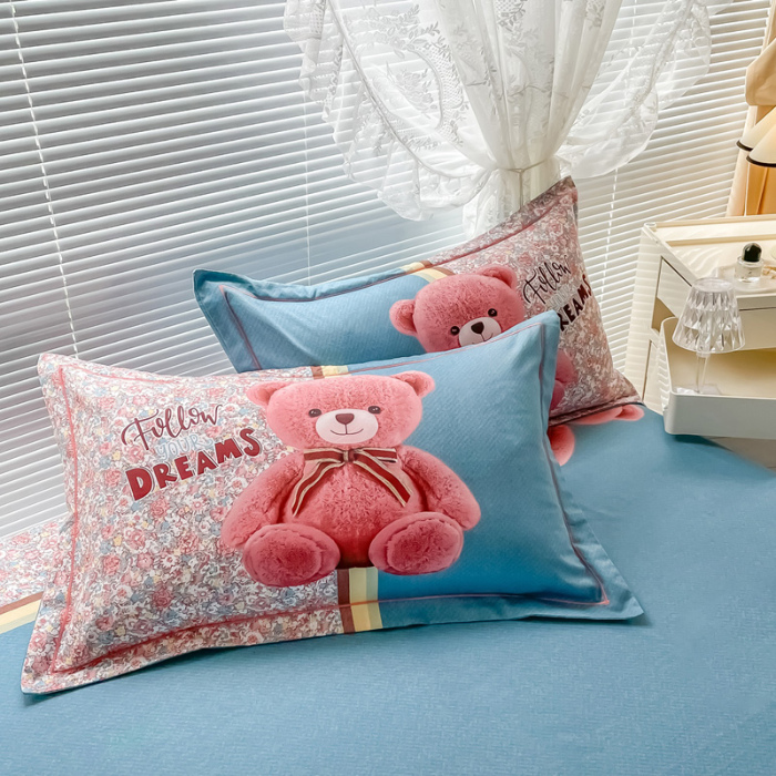 91家纺网 家纺一手货源 找家纺 （总）金爱家 2023新款大版卡通磨毛四件套