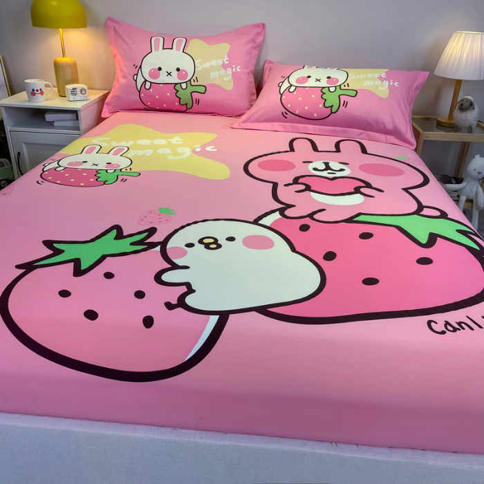 91家纺网 家纺一手货源 找家纺 （总）金爱家 2021新款全棉大版单品床笠