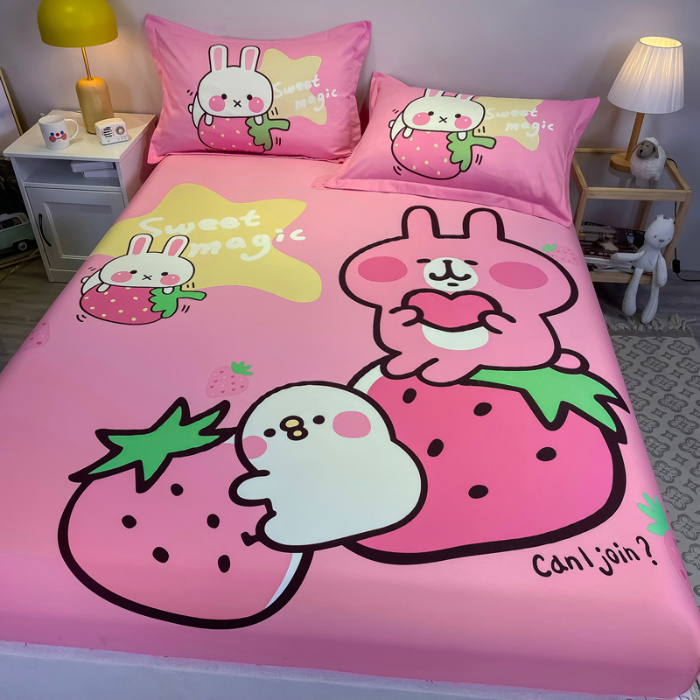 91家纺网 家纺一手货源 找家纺 （总）金爱家 2021新款全棉大版单品床笠