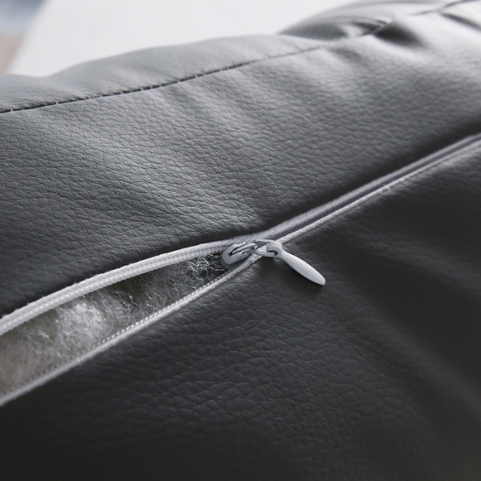 91家纺网 家纺一手货源 找家纺 永光家居 2024新款猫爪皮双拼靠枕 床头靠垫抱枕榻榻米软包