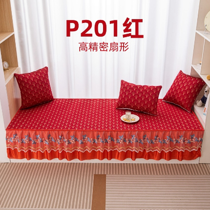 91家纺网 家纺一手货源 找家纺 （总）手艺人沙发垫炕垫 2025新款简约舒适飘窗垫-高精密扇形