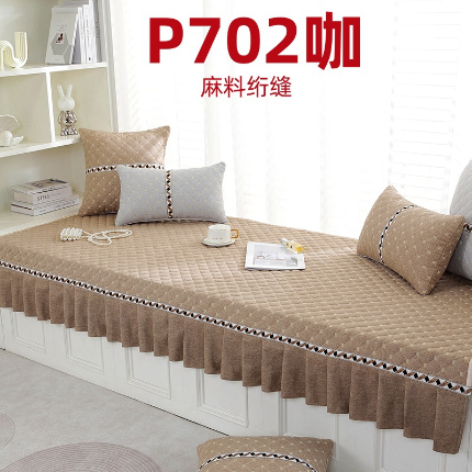 91家纺网 家纺一手货源 找家纺 （总）手艺人沙发垫炕垫 2025新款飘窗垫麻料绗缝系列