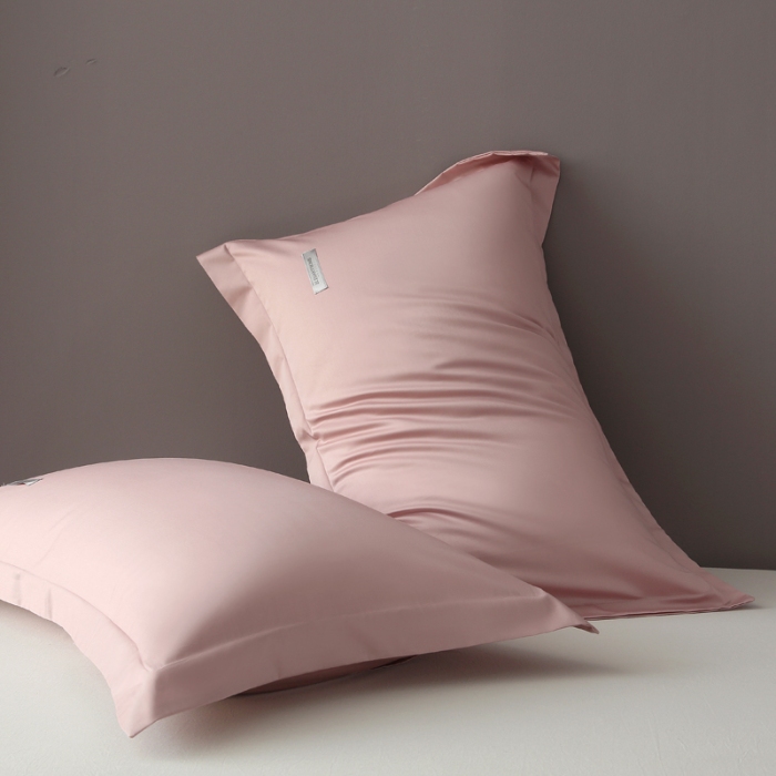 91家纺网 家纺一手货源 找家纺 （总）2024新款100支长绒棉枕套全棉贡缎枕头套纯棉枕芯套枕巾48x74cm一对装