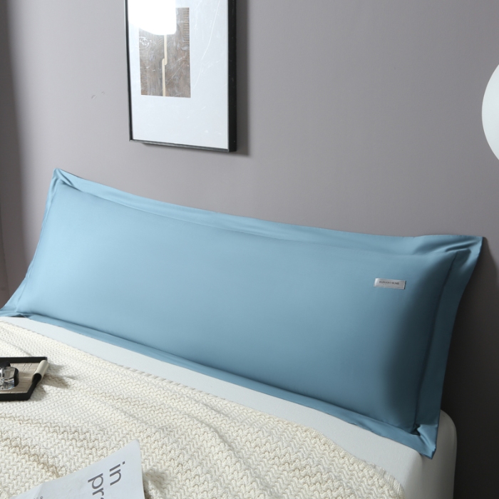 91家纺网 家纺一手货源 找家纺 （总）2024新款纯棉100支长绒棉双人长枕套1.2m1.5米双人情侣枕芯套全棉1.8米加长枕头套