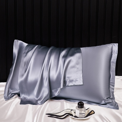 91家纺网 家纺一手货源 找家纺 （总）2024新款纯真丝枕套100%桑蚕丝枕头套枕芯套一对48x74丝绸缎面枕巾