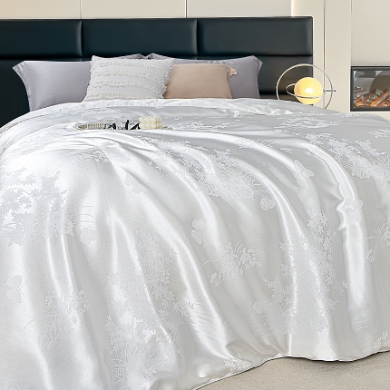 91家纺网 家纺一手货源 找家纺 （总）茧月 蚕丝被子桑蚕丝子母被空调被春秋被冬被二合一被芯夏凉被