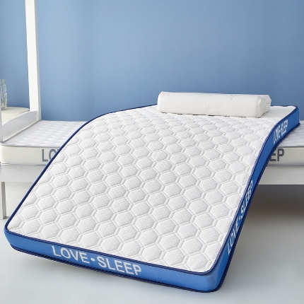 91家纺网 家纺一手货源 找家纺 （总）喜她床垫 2025新款针织乳胶记忆海绵床垫（专版立体边，仿冒必究）-学生图