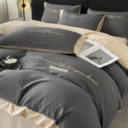 91家纺网 家纺一手货源 找家纺 （总）笙意家纺 2025新款亲肤水洗棉四件套-洛伊系列