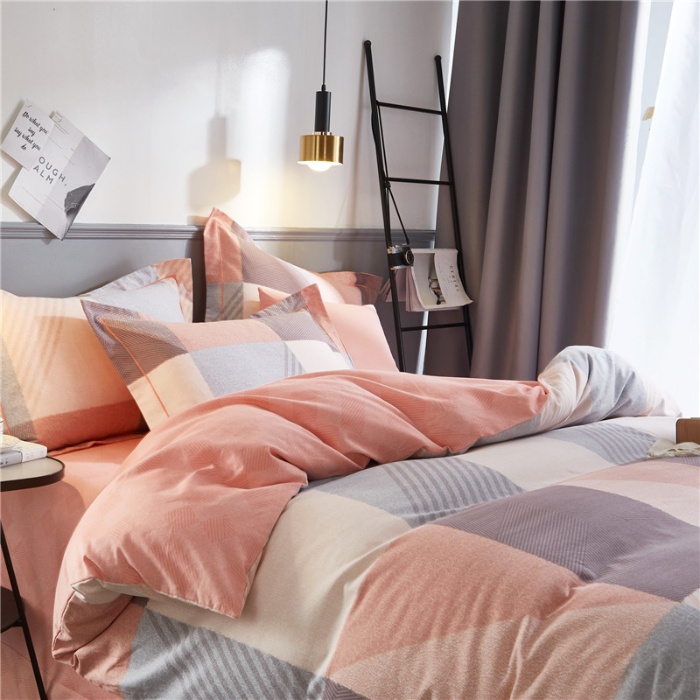 91家纺网 家纺一手货源 找家纺 （总）沐白家居 2023全棉大版生态磨毛四件套