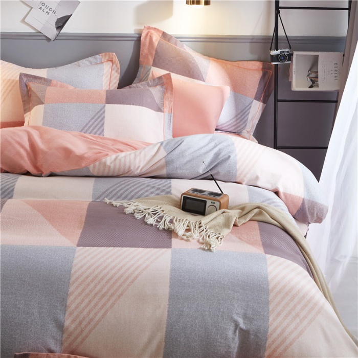 91家纺网 家纺一手货源 找家纺 （总）沐白家居 2023全棉大版生态磨毛四件套