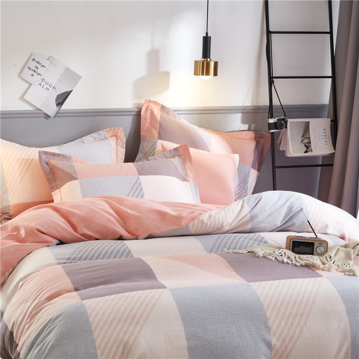 91家纺网 家纺一手货源 找家纺 （总）沐白家居 2023全棉大版生态磨毛四件套