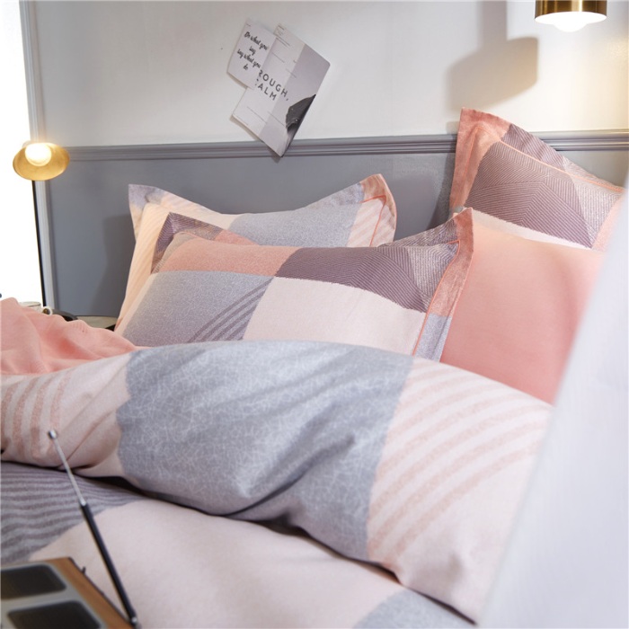 91家纺网 家纺一手货源 找家纺 （总）沐白家居 2023全棉大版生态磨毛四件套