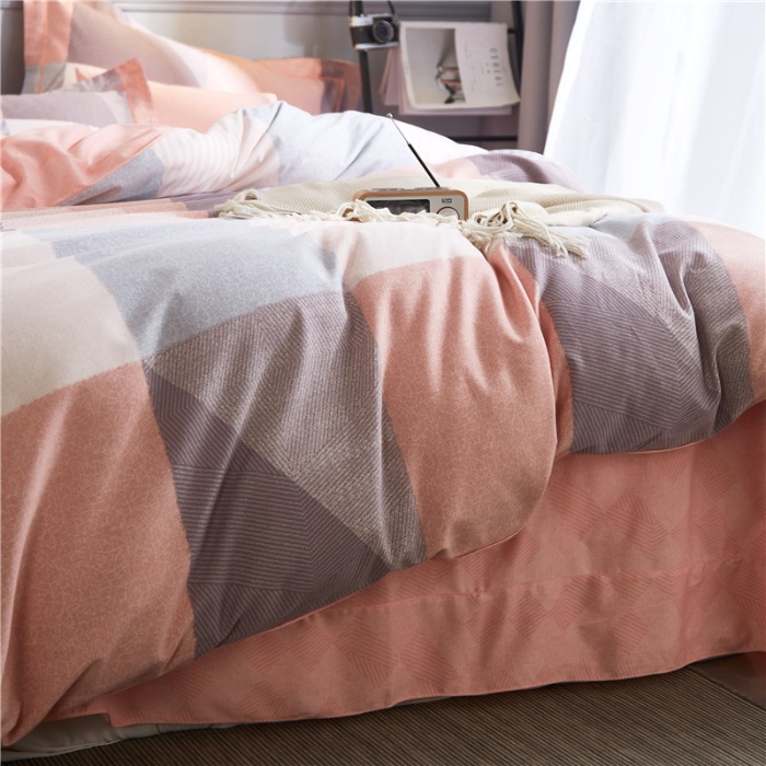 91家纺网 家纺一手货源 找家纺 （总）沐白家居 2023全棉大版生态磨毛四件套