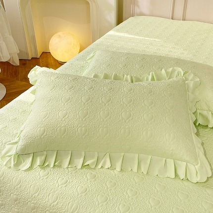 91家纺网 家纺一手货源 找家纺 （总）2025春夏新品A类母婴级双层纱棉麻花边夹棉枕套一对泡泡纱泡泡棉小竺棉纯棉全棉磨毛水洗棉花边枕套一对