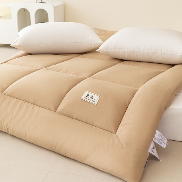 91家纺网 家纺一手货源 找家纺 宜家坊 2024可折叠A类大豆床垫床褥学生床大床单人双人水洗磨毛加厚软床褥垫子 实力咖