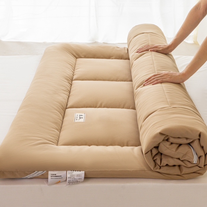 91家纺网 家纺一手货源 找家纺 宜家坊 2024可折叠A类大豆床垫床褥学生床大床单人双人水洗磨毛加厚软床褥垫子 实力咖