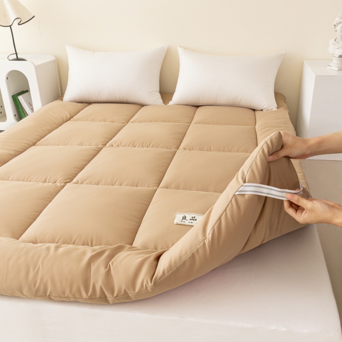 91家纺网 家纺一手货源 找家纺 宜家坊 2024可折叠A类大豆床垫床褥学生床大床单人双人水洗磨毛加厚软床褥垫子 实力咖