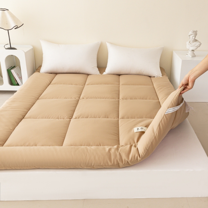 91家纺网 家纺一手货源 找家纺 宜家坊 2024可折叠A类大豆床垫床褥学生床大床单人双人水洗磨毛加厚软床褥垫子 实力咖