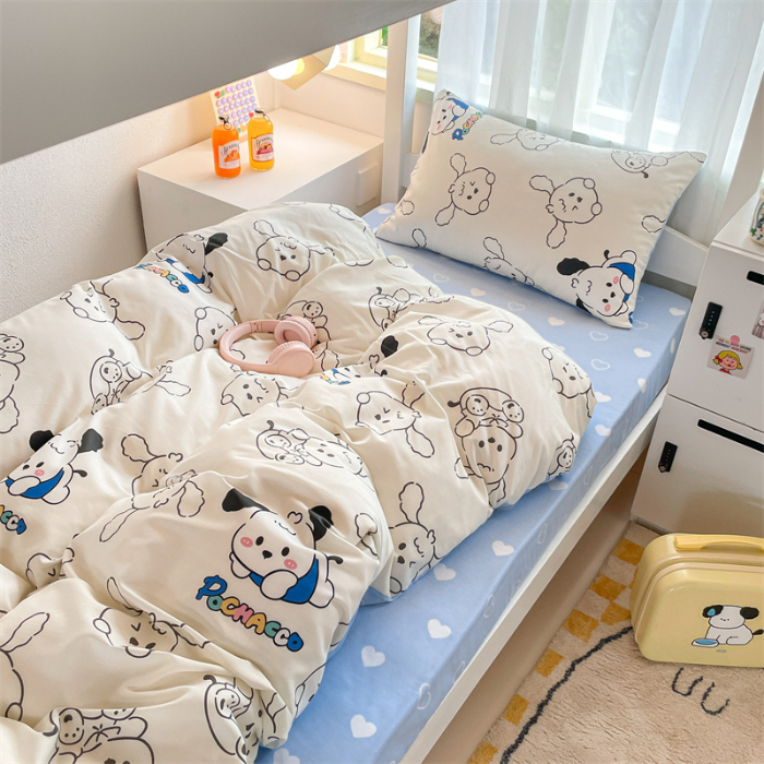 91家纺网 家纺一手货源 找家纺 （总）如约 2025新款学生季12868全棉印花三件套