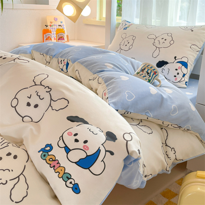 91家纺网 家纺一手货源 找家纺 （总）如约 2025新款学生季12868全棉印花三件套