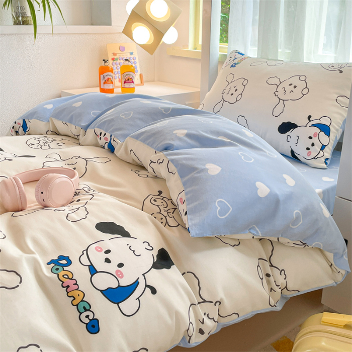 91家纺网 家纺一手货源 找家纺 （总）如约 2025新款学生季12868全棉印花三件套