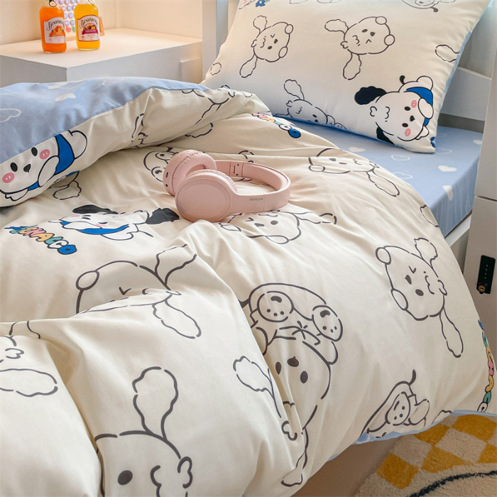 91家纺网 家纺一手货源 找家纺 （总）如约 2025新款学生季12868全棉印花三件套