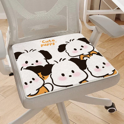 91家纺网 家纺一手货源 找家纺 芙宁娜 2024新款仿羊绒坐垫椅垫毛绒办公室久坐屁股垫防滑四季通用可爱坐垫 可爱狗狗