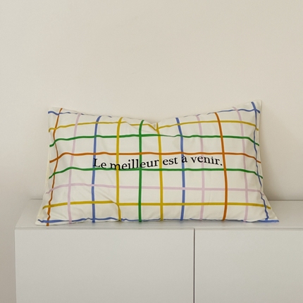 91家纺网 家纺一手货源 找家纺 （总）2024新款40支水洗棉纯色混搭系列枕套