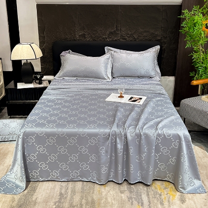 91家纺网 家纺一手货源 找家纺 （总）经年 2025年  新款    直播跑量款  水洗真丝贡缎提花单床单