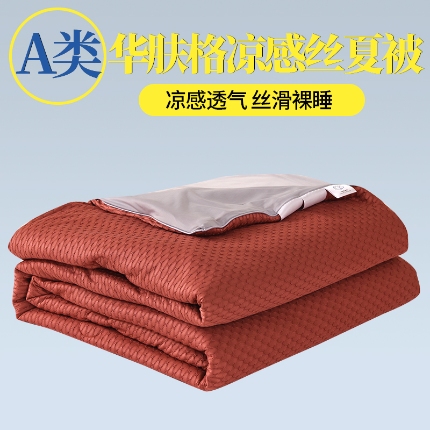 91家纺网 家纺一手货源 找家纺 （总）经年2025年  新款   A类华夫格凉感丝夏凉被 直播爆款