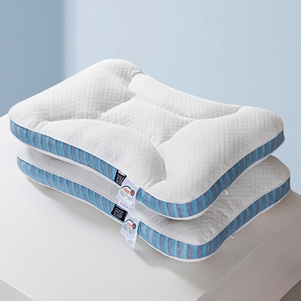 （总）妙琼家纺 2024新款蓝边记忆定型枕枕头枕芯