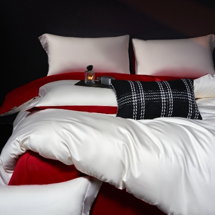 91家纺网 家纺一手货源 找家纺 （总）50双股长绒棉四件套单品床单被套枕套床笠四件套全棉纯棉四件套