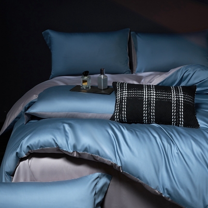 91家纺网 家纺一手货源 找家纺 （总）50双股长绒棉四件套单品床单被套枕套床笠四件套全棉纯棉四件套