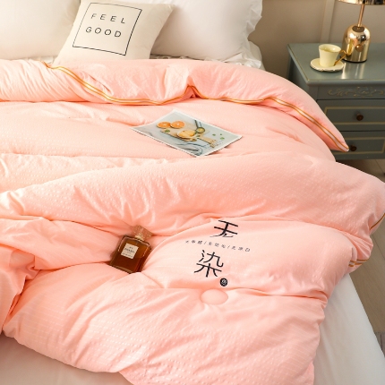 91家纺网 家纺一手货源 找家纺 （总）初相识被业 2025新款无染针织棉拉链子母被