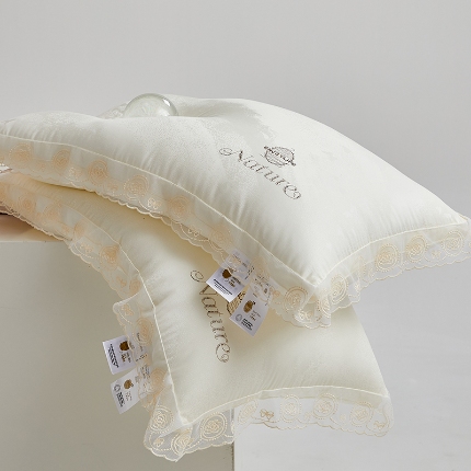 91家纺网 家纺一手货源 找家纺 （总）乐可 2024新款法式润颜蚕咝枕 枕头枕芯