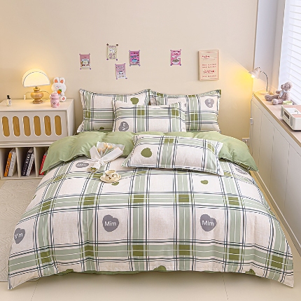 91家纺网 家纺一手货源 找家纺 新品 2025加厚磨毛植物羊绒四件套床单款床笠款都有