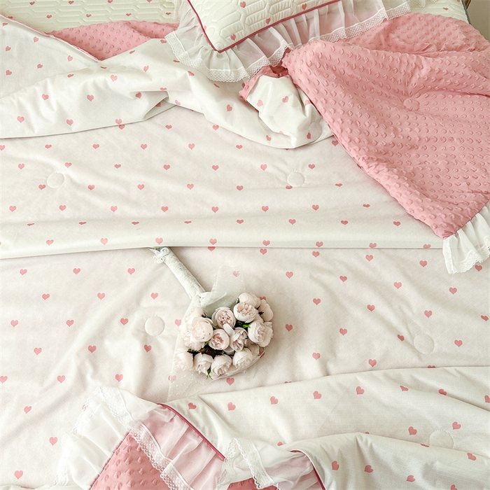 91家纺网 家纺一手货源 找家纺 （总）婳庭 2023新款有氧小冰皮夏被四件套