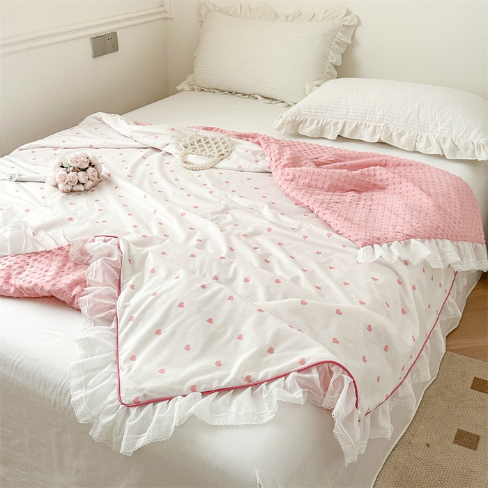 91家纺网 家纺一手货源 找家纺 （总）婳庭 2023新款有氧小冰皮夏被四件套