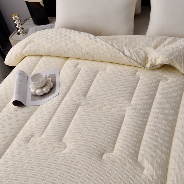 91家纺网 家纺一手货源 找家纺 （总）招财狼家纺 2024新款华夫格羽丝被