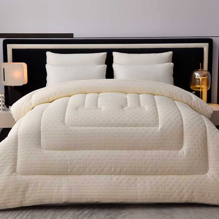 91家纺网 家纺一手货源 找家纺 （总）招财狼家纺 2024新款华夫格羽丝被