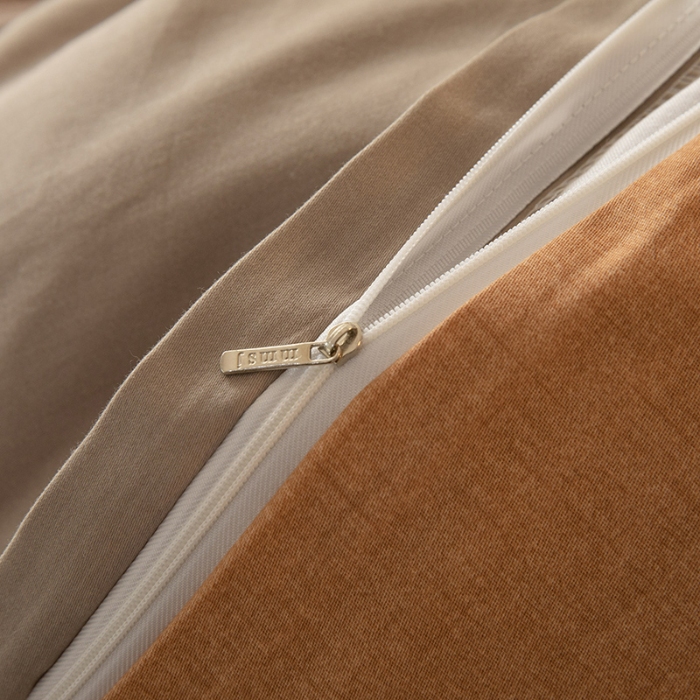 91家纺网 家纺一手货源 找家纺 2024秋冬新款金太阳四件套加厚保暖套件-依恋