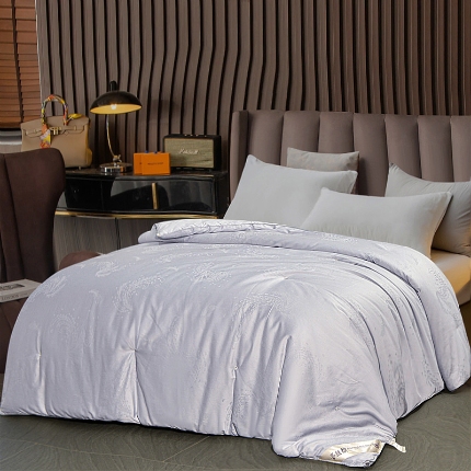 91家纺网 家纺一手货源 找家纺 二合一四季子母被 保真纯桑蚕丝被  高端全棉贡缎提花桑蚕丝被 夏凉被 空调被 春秋被 冬被 婚庆被