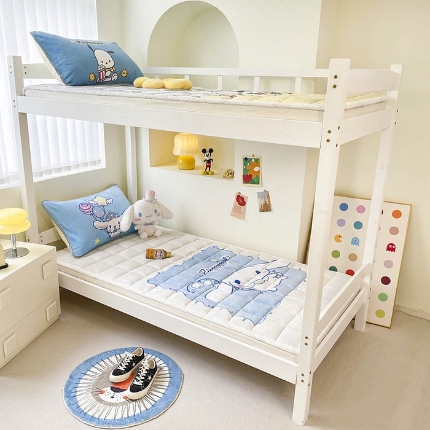 91家纺网 家纺一手货源 找家纺 （总）米帛家纺 2024新款三丽鸥牛奶绒学生床垫软垫