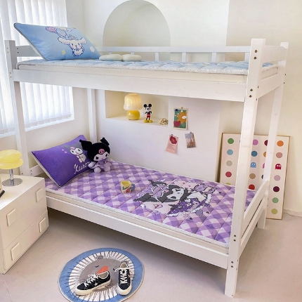 91家纺网 家纺一手货源 找家纺 （总）米帛家纺 2024新款三丽鸥牛奶绒学生床垫软垫