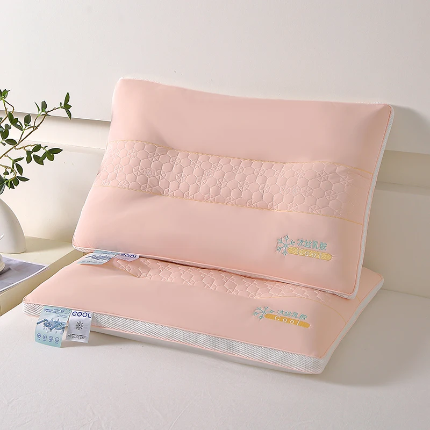 91家纺网 家纺一手货源 找家纺 （总）佳尚枕芯 2025新款夏季凉感冰丝乳胶护颈椎枕头家用定型保健枕头枕芯