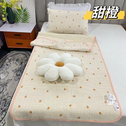 91家纺网 家纺一手货源 找家纺 （总）90双面纯棉学生床盖夹棉花上下铺宿舍床单