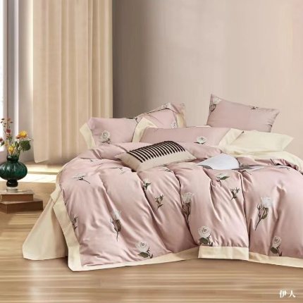 91家纺网 家纺一手货源 找家纺 （总）2024秋冬数码印花超柔全棉磨毛拼角工艺款低价跑量直播供货实体店四件套新品