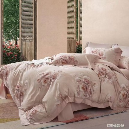 91家纺网 家纺一手货源 找家纺 （总）2024秋冬数码印花超柔全棉磨毛拼角工艺款低价跑量直播供货实体店四件套新品