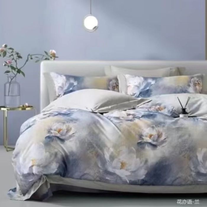 91家纺网 家纺一手货源 找家纺 2024秋冬数码印花超柔全棉磨毛拼角工艺款低价跑量直播供货实体店四件套新品