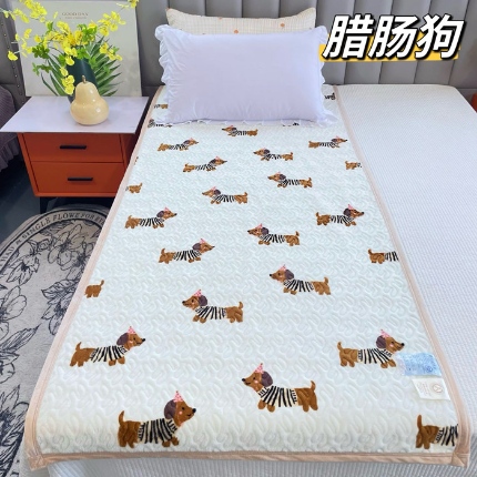 91家纺网 家纺一手货源 找家纺 加绒单人床盖90*200 牛奶绒学生床盖床垫宝宝绒单人床盖宿舍床单